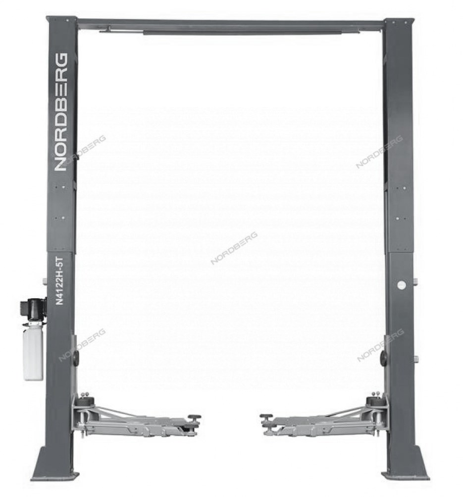 Двухстоечный подъемник NORDBERG N4122H-5T с верхней синхронизацией, г/п 5 т, 380 В (Серый)